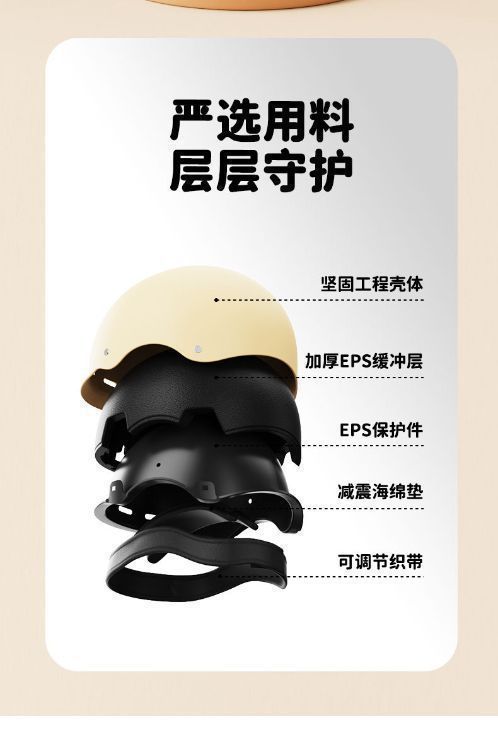 Electric Vehicle Helmet Men and Women Summer Lightweight Breathable