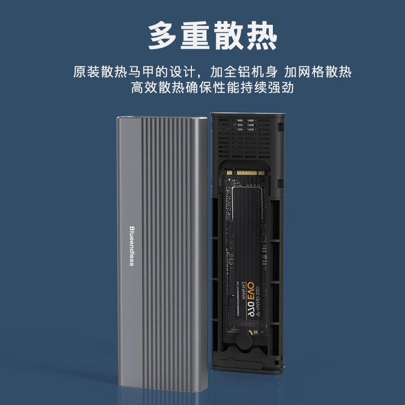 Корпус жесткого диска для M.2 nvme/sata двойной протокол твердотельный SSD считыватель компьютер внешний тип быстрая передача