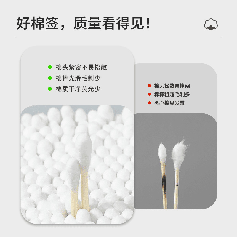 両頭綿棒 使い捨て 綿棒300本入り1箱|undefined