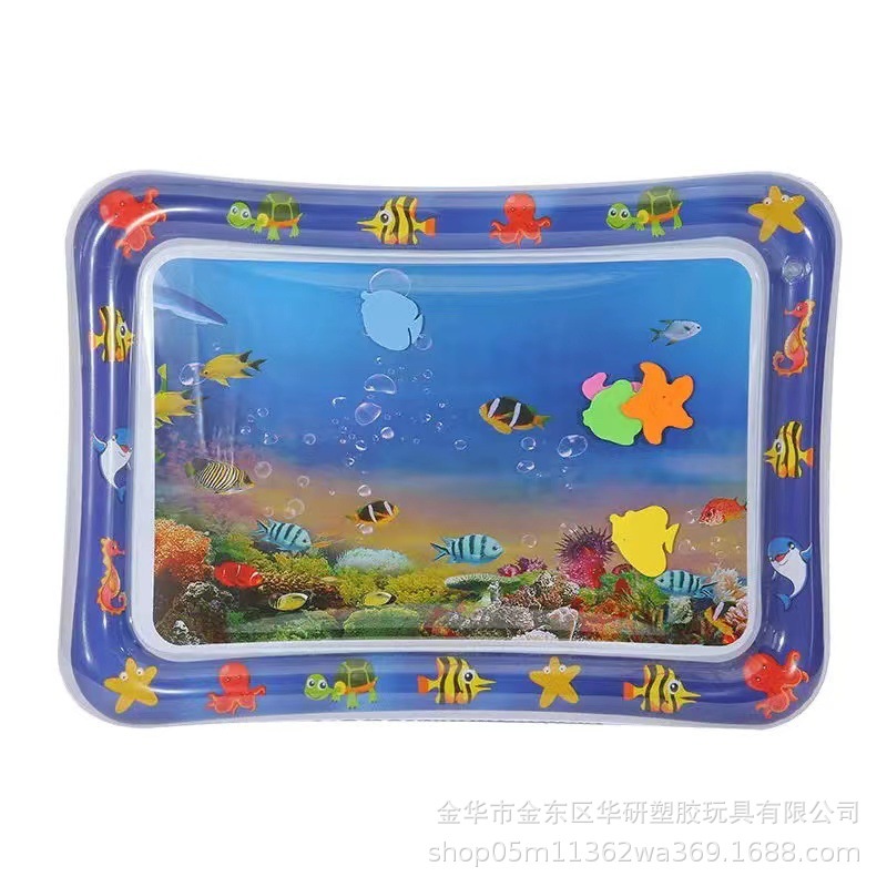 Cojín de palmaditas inflable para niños transfronterizos de Amazon Cojín de agua de palmaditas para bebés engrosado Cojín de juguete de palmaditas para bebés al por mayor