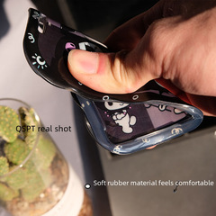 透黑庫洛米卡套校園學生飯卡公交防丟ins風少女高顏值潮掛繩卡套