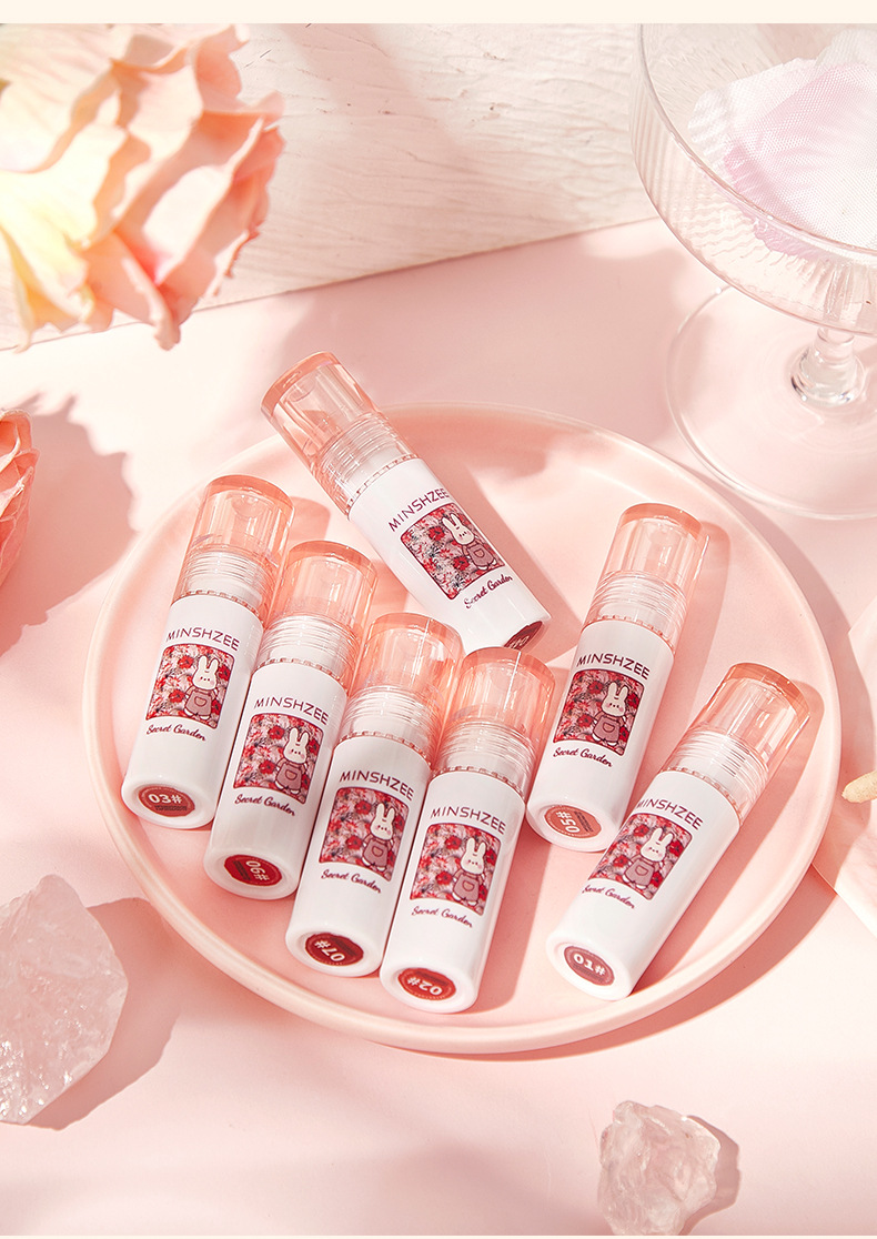 Mingxi Zhi Lip Gloss matte velvet matte Whitening High Appearance Level student Lipstick Lip Paste recommended Secret New Product Cross-border undefined