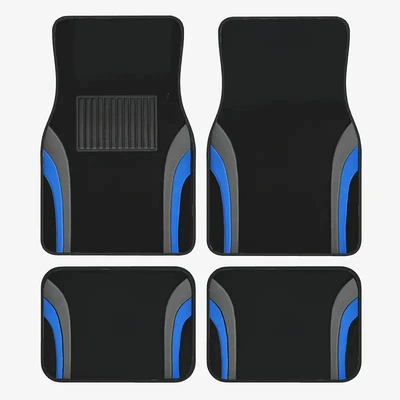 and Easy to Care For, Four-Piece | Avtomobil döşəmə paspasları - sku91-color-temu-hot-selling-floor-mats-98-3344cm-two-piece-pack