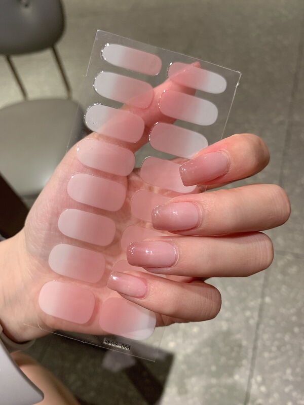 卸売ゼリー無地ネイルシールフルシールシンプル美白カラーチェンジノーベイクネイルシール防水|undefined