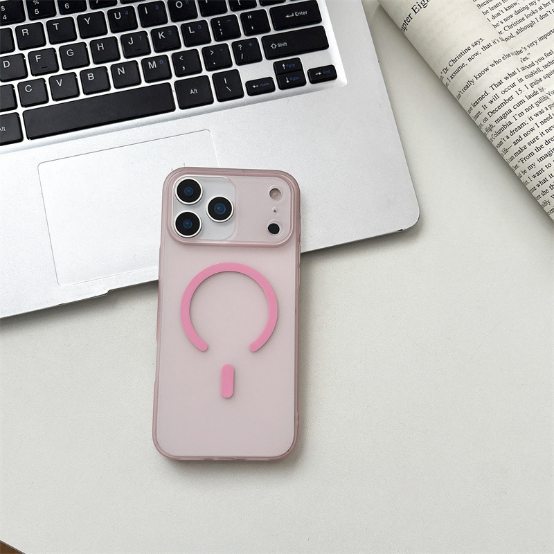 适用iPhone17PROMAX冰雾肤感磁吸手机壳苹果16简约超薄硬保护套15|undefined