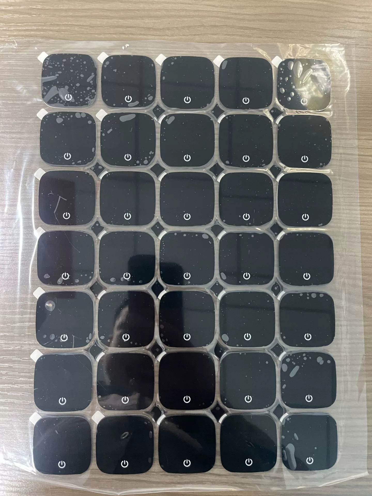 Панель из акрила с шелкографией, коричневая, для цифровых дисплеев и рекламных вывесок на заказ