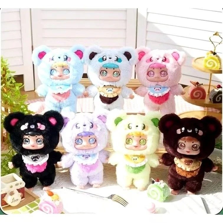 Xixi 恋人ティーパーティーぬいぐるみブラインドボックストレンディなフィギュア 1:1 人形ギフト装飾品おもちゃギフトペンダント|undefined