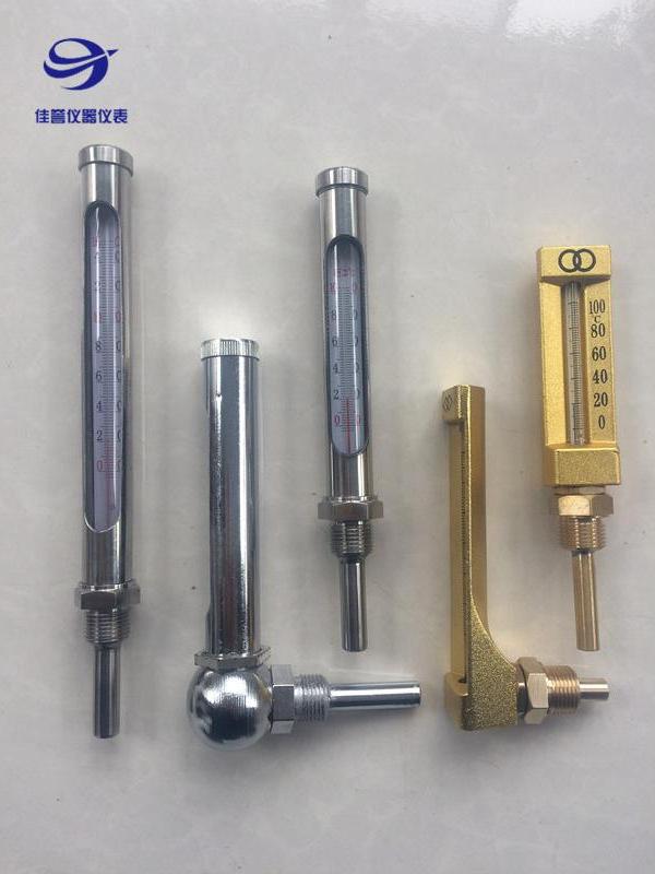 V型套温度计船用表金属套管温度计铜套