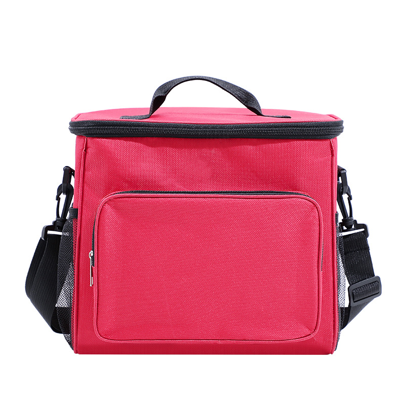 Bolso bento de estilo caliente transfronterizo, trabajador de oficina con bolsa de arroz, bolsa aislante portátil, bolsa de caja de almuerzo de gran capacidad, bolsa de picnic cruzada
