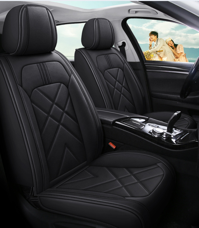 Cross-border foreign trade car seat cover four seasons seat cushion full surround seat cover Nappa leather car cushion manufacturers wholesale on behalf of the hair
