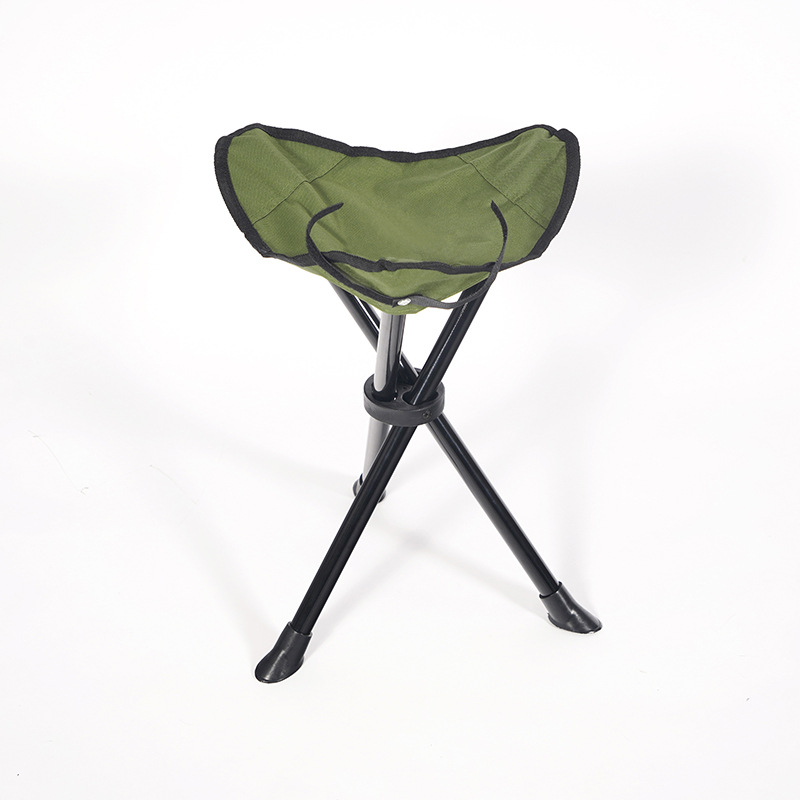 Daxuan viaje de pesca al aire libre taburete de pesca con patas de pato para acampar silla plegable ligera y fácil de transportar