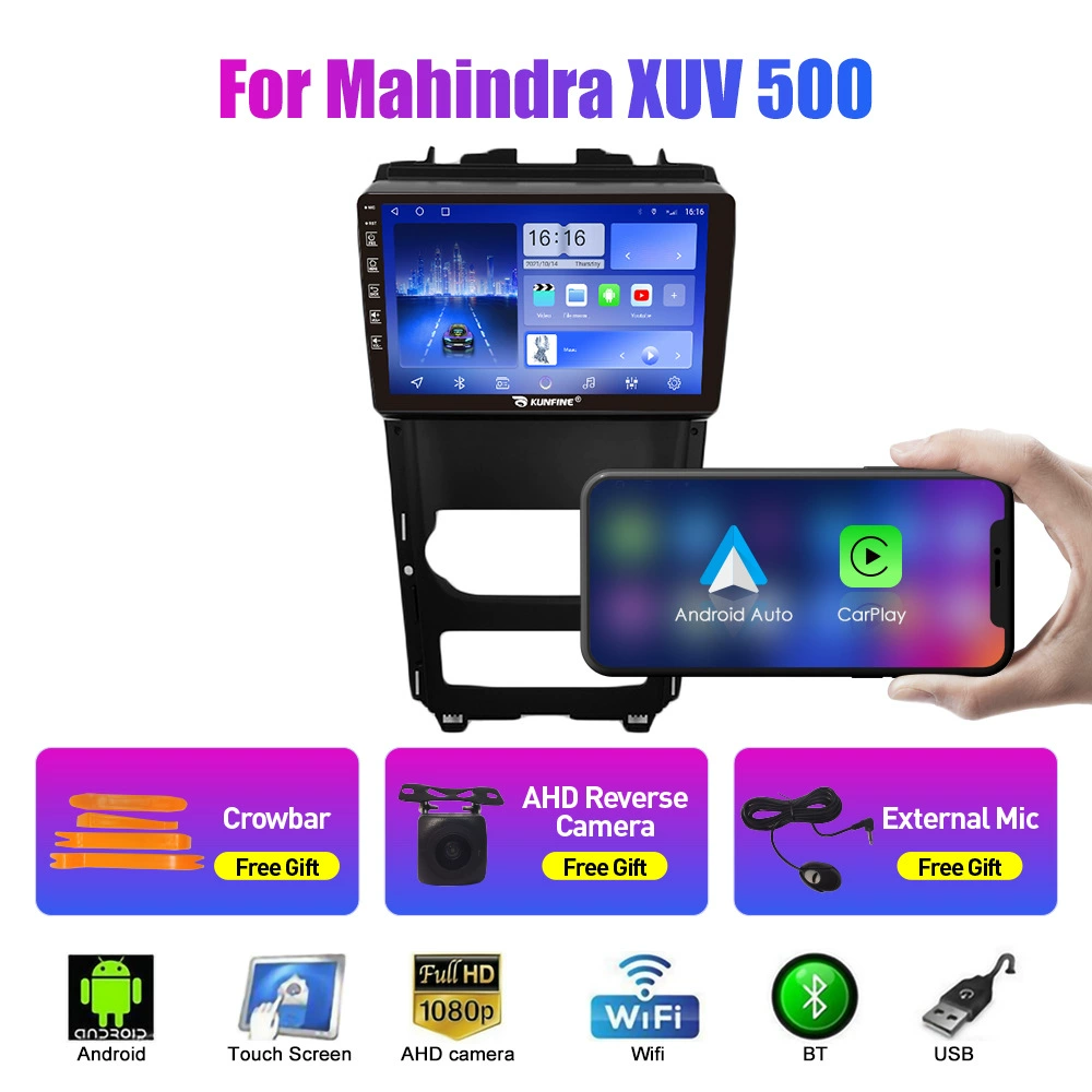 Подходит для Mahindra XUV 500 Android автомобильного навигатора GPS с камерой заднего вида, all-in-one машина