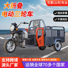 电动三轮车载货载人家用代步拉货客平板车出口外贸自卸三轮电动车