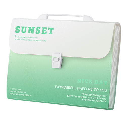 a4 portable accordion bag multi-functional classification document bag test paper storage bag student with large capacity storage and organization
