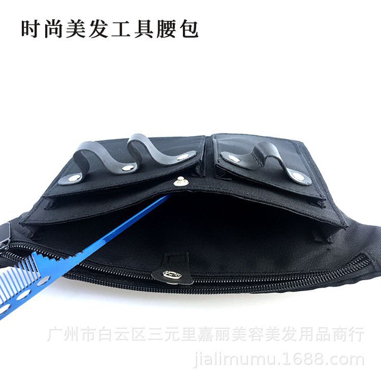 Suministro directo de fábrica peluquería medio trabajo cintura bolsa peine bufanda tijeras bolsa lienzo cintura bolsa técnico bolsa herramientas de peluquería