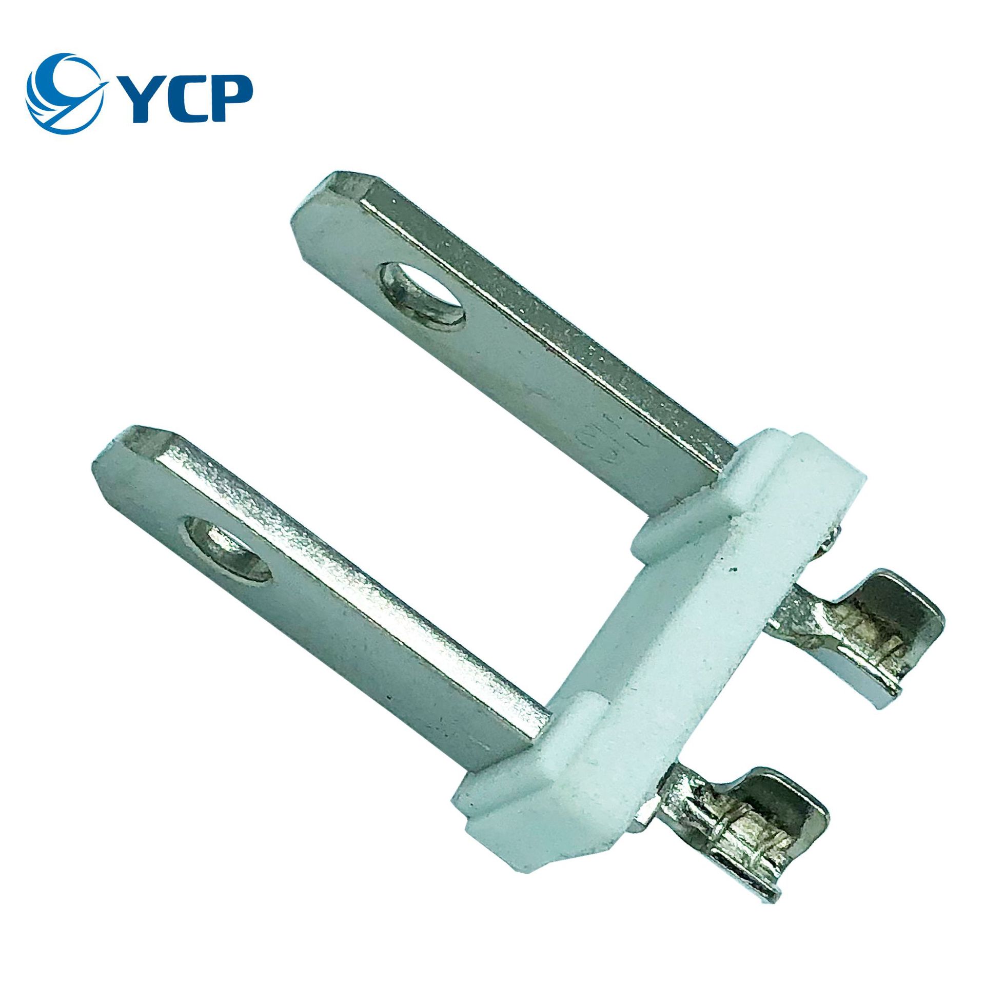 供应AC插头空心支架/实心荷兰头中东头 美式两插一体式内架无极性