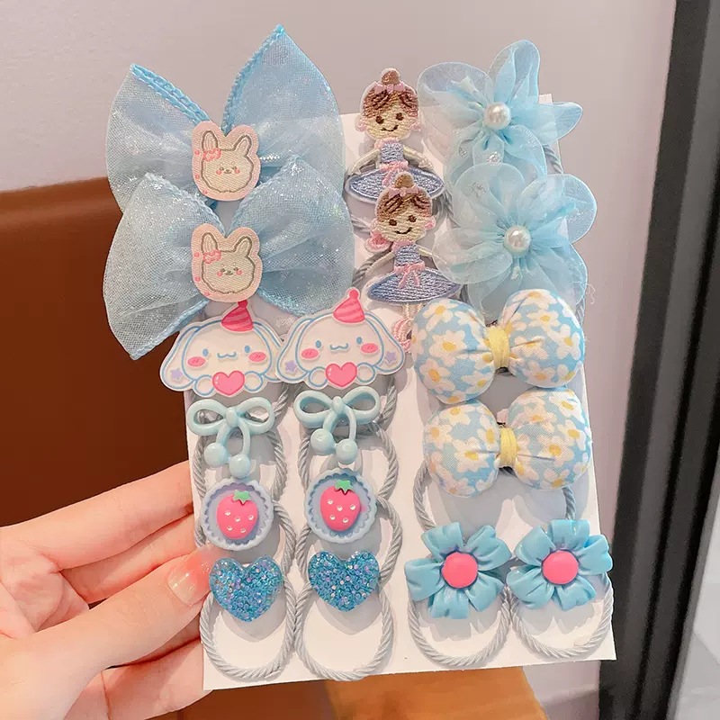 Banda de goma para niños cuerda de pelo para bebés arco de niña no duele el cabello banda de goma linda princesa banda de pelo Cola de Caballo accesorios para el cabello