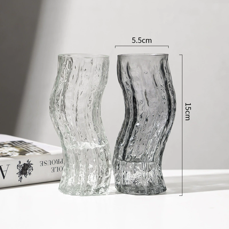 Творческие объятия Vase Hasels дом большая садовая стеклянная ваза для цветов бутылка цветов роза лилия сумка бутылки декор