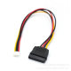 ph2.0 power supply line to SATA15P power line ITX power line small 4PIN female to SATA 15p Female