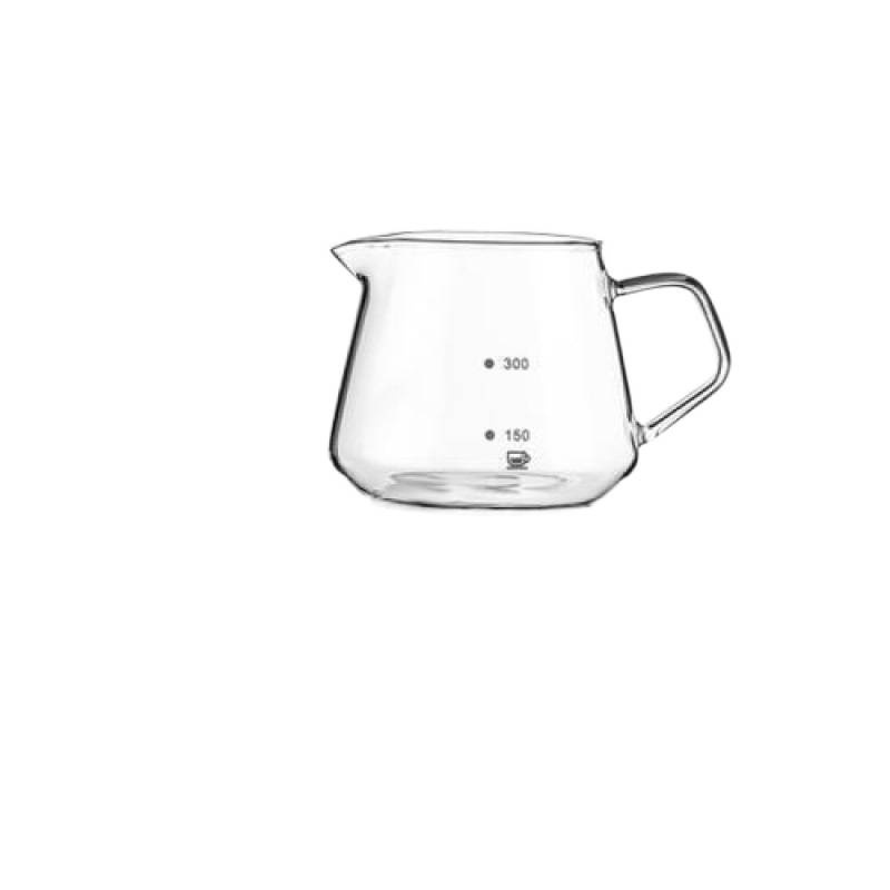 Cafetera de café de lavado a mano, taza de filtro de café, cafetera de goteo, filtro con calibración, taza de extracción fría, conjunto de cafetera compartida de vidrio estadounidense
