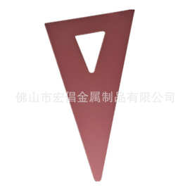 定制铝合金绘图直尺学生书签套尺金属三角板量角器测量工具