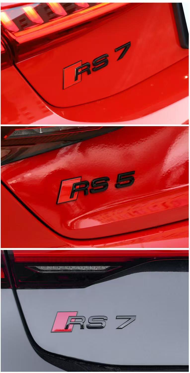 Applicable to Audi logo A6L A4L 30 35 40 45 50 55TFSI wordmark displacement four-wheel drive tail standard
