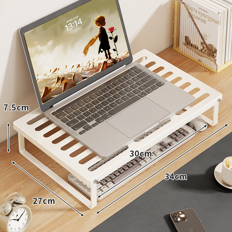 Soporte de Enfriamiento para Laptop, Base Elevada, para Escritorio y Hogar
