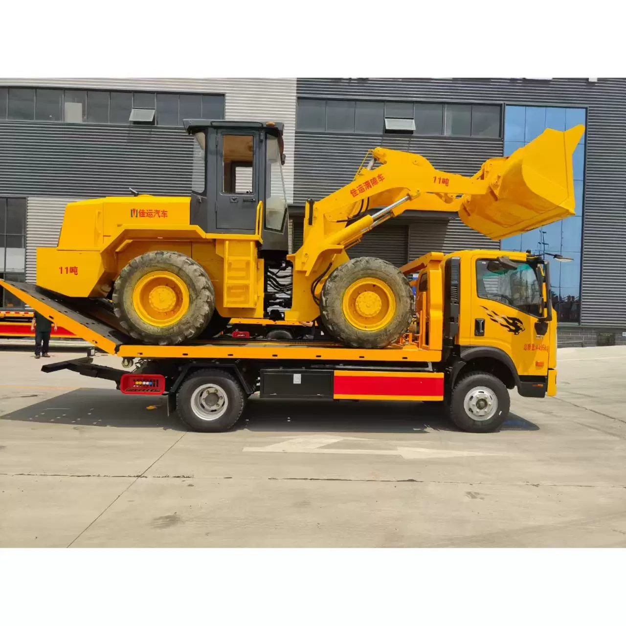 外贸出口定制重汽豪沃清障车 重汽轻卡二手重汽8吨道路救援车