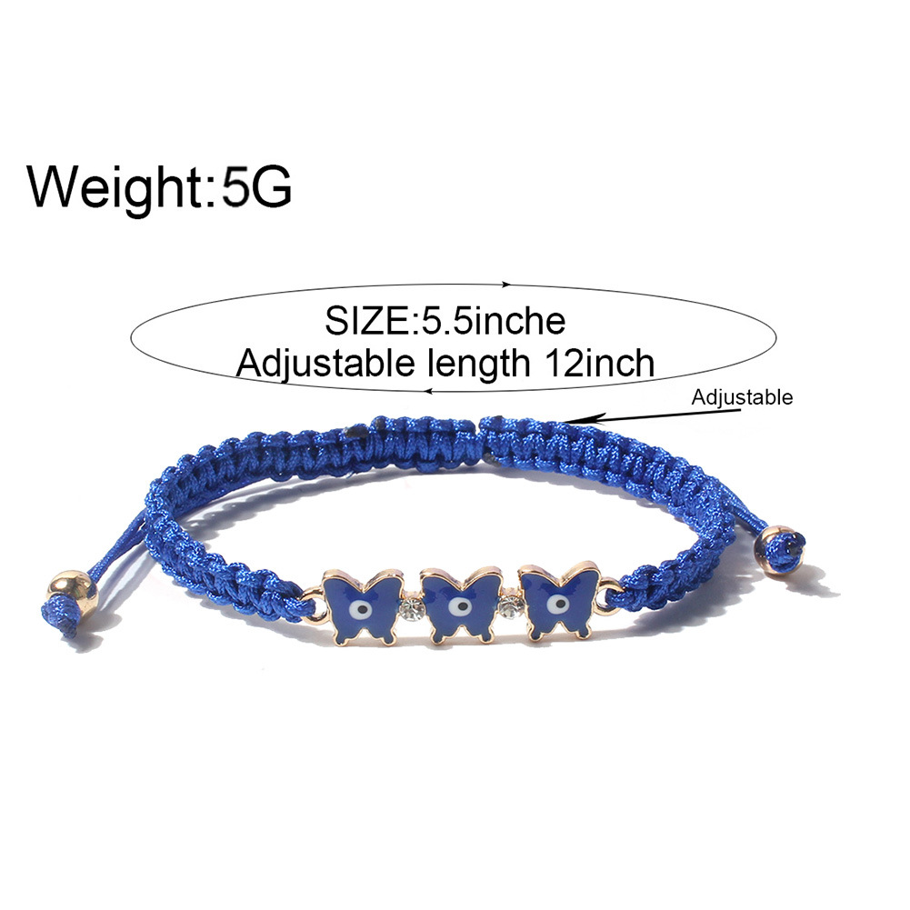 Fashion Star Eye Butterfly Copper Braid Inlay Zircon Bracelets 1 Piece