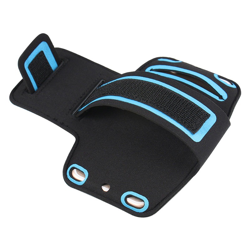 Factory Direct Sales Outdoor Sports Mobile Phone Arm Bag Non-Silk Screen Armband Fitness Running Cycling Arm Bag with Printable Logo