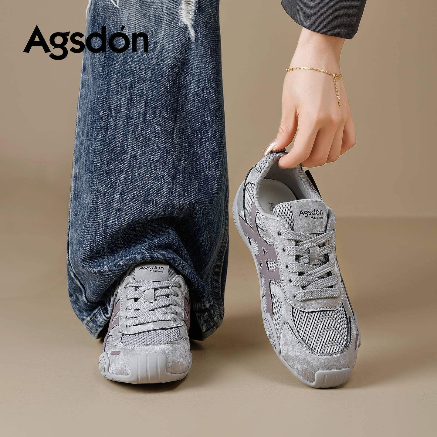 Zapatos de entrenamiento para mujeres 2025 nuevos zapatos de invierno retro retro ballet Gump