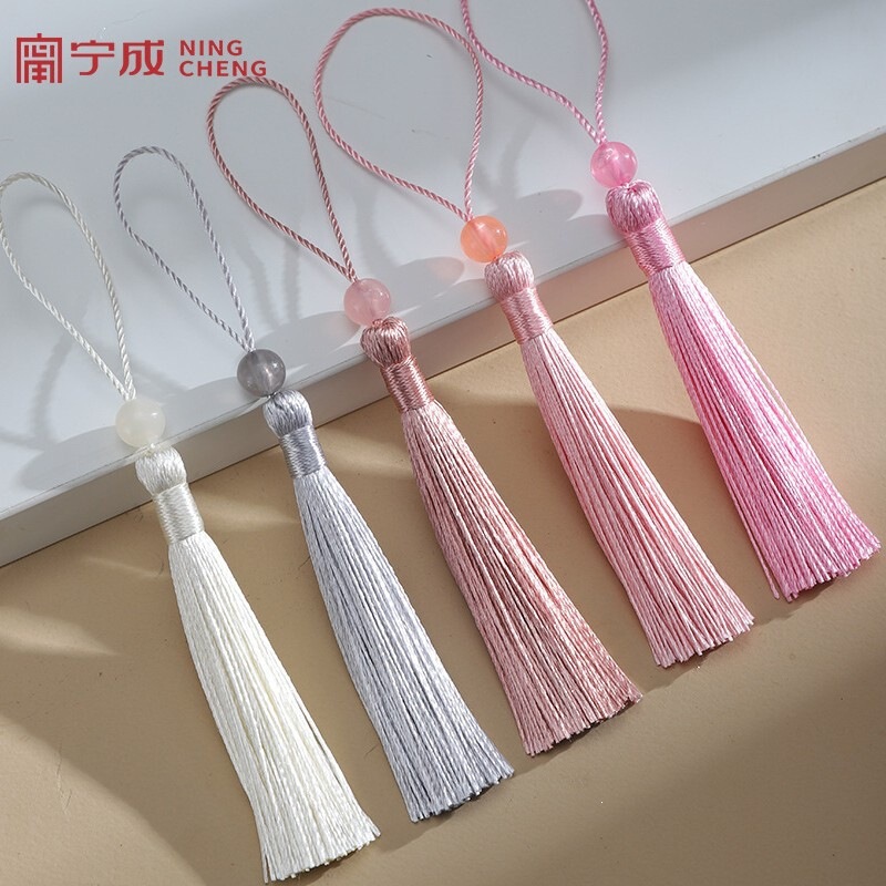 7cm Tassel Small Pendant with Beads, Vintage Style Bookmark Tassel Decoration, Hanging Accessory, Pendant, Wholesale 7cm Tassel Small Pendant with Beads, Vintage Style Bookmark Tassel Decoration, Hanging Accessory, Pendant, Wholesale