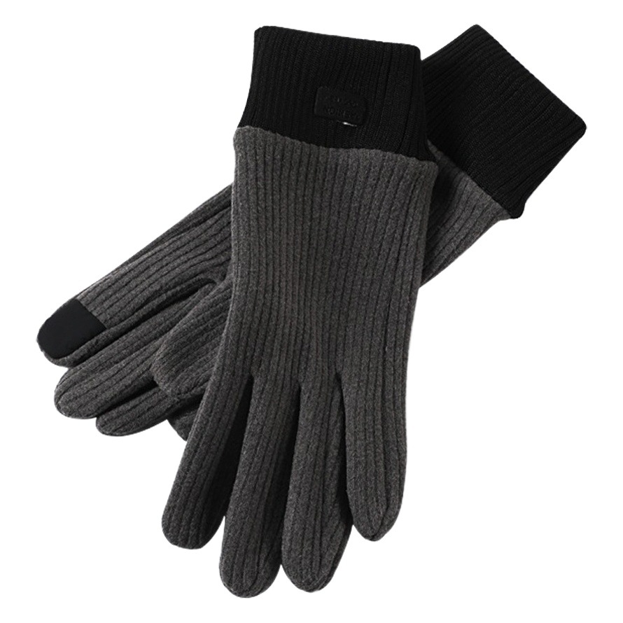 Guantes cálidos para mujer, compatibles con pantalla táctil, resistentes al viento, resistentes al frío, adecuados para ciclismo y conducción, estilo coreano, bonitos, aptos para estudiantes, con forro polar, gruesos, guantes de otoño e invierno.