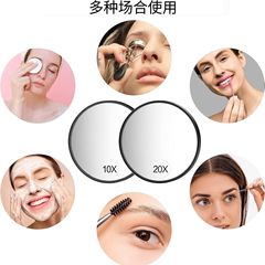 クリエイティブ拡大吸盤鏡子供化粧鏡円形携帯鏡浴室10倍吸盤拡大化粧鏡