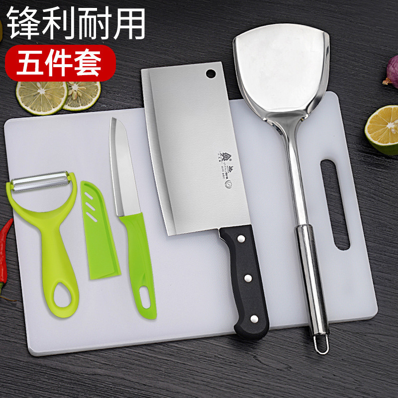Junta de corte de verduras doméstica 2 - en - 1 placa adhesiva de corte de frutas de cocina conjunto de cuchillos de mesa cuchillo de cocina de plástico