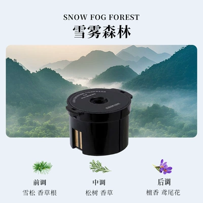 for Viewing Scenery and Mist, Car Perfume Aromatherapy - snowy-mist-forest-1-incense-box