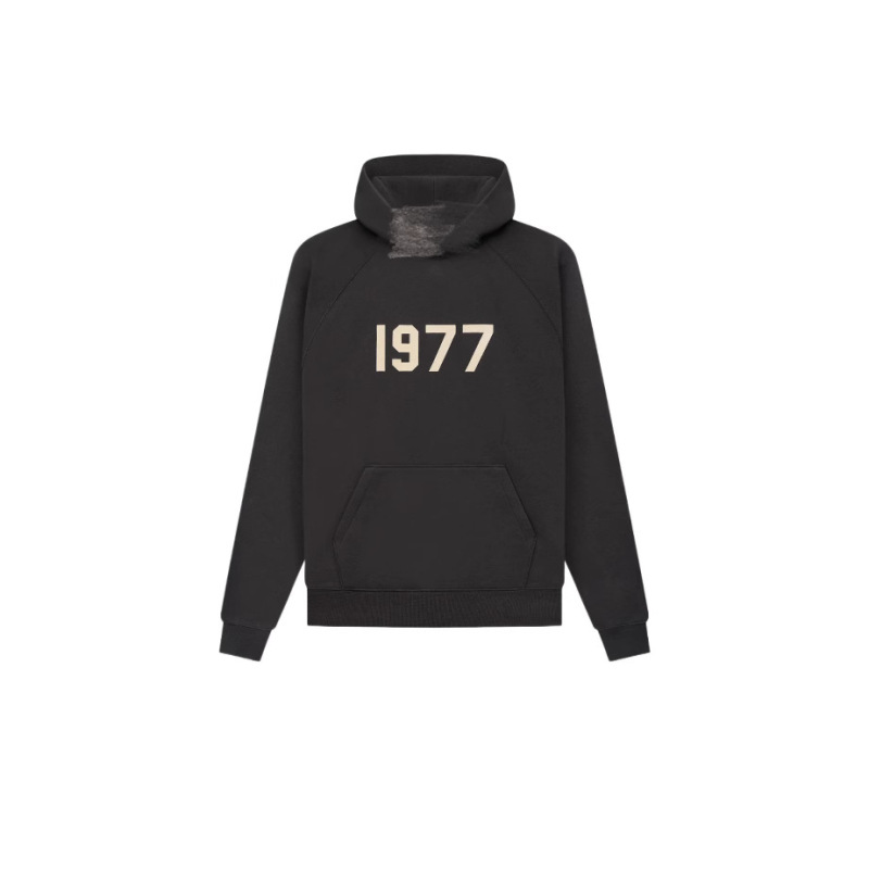 22FW--Essentials1977HOODIE カジュアル トレンド ベルベット フード付き スウェットシャツ レタープリント 長袖|undefined