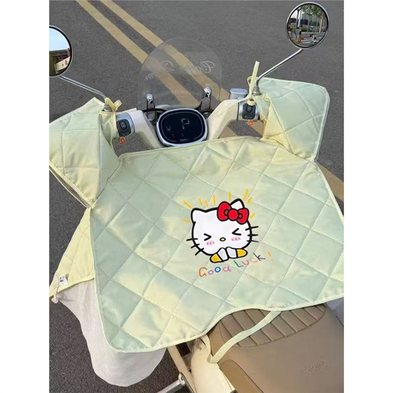 电动车挡风被四季薄款夏季防晒防雨侧翼冰袖电瓶摩托车遮阳挡风罩