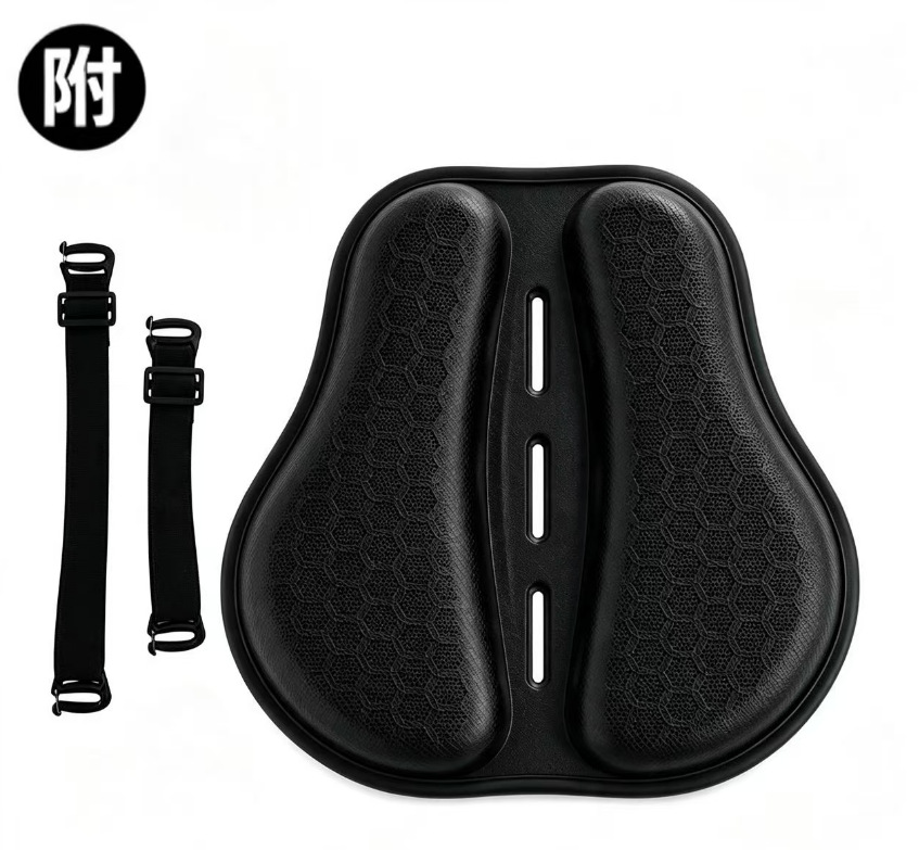 Honeycomb 3D Insulated Air Channel Gel Seat Cover, Sun-Proof, All-Season, Waterproof, Breathable Motorcycle Seat Cushion