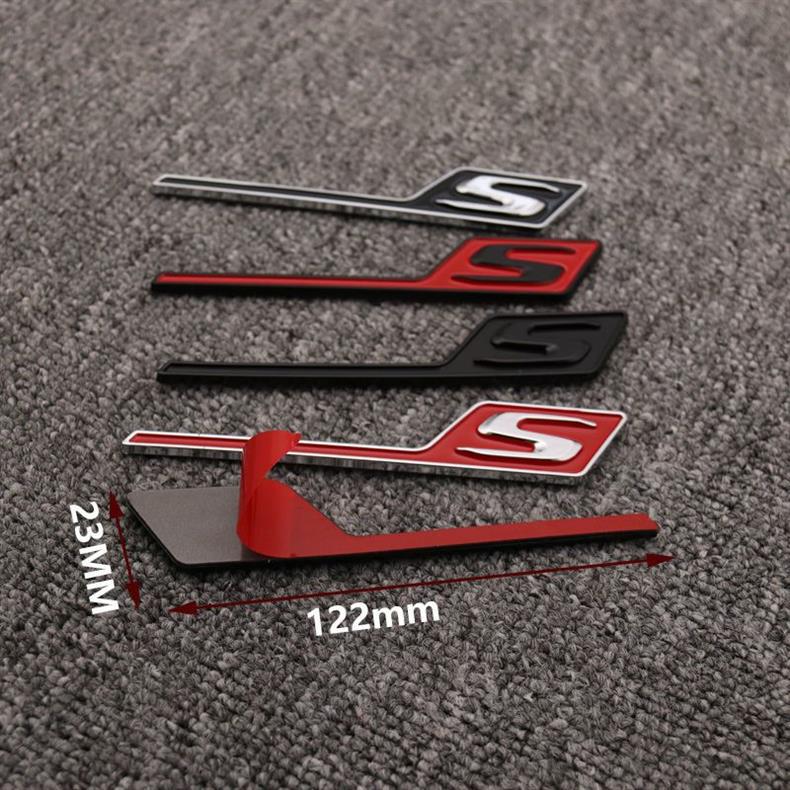 Mercedes-Benz A-Class, E-Class, C-Class, GLA, GLC, GLE car emblem modification, C63S, A45S, CLA45S rear tail emblem car sticker