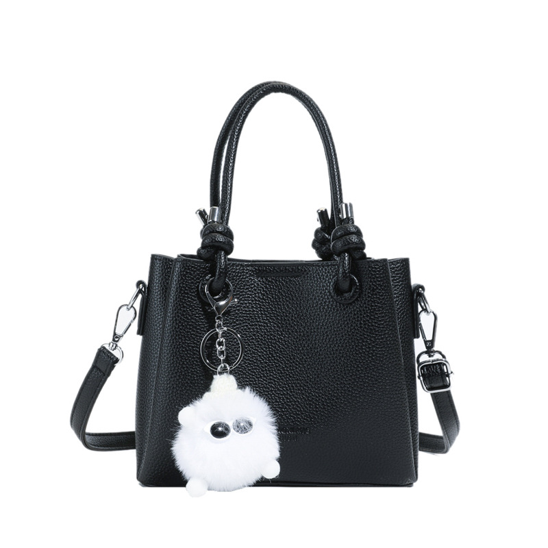 2025 nuevo estilo simple de color sólido cesta de verduras bolsos de cubo bolsos de moda retro bolsos de hombro bolsos de mujer