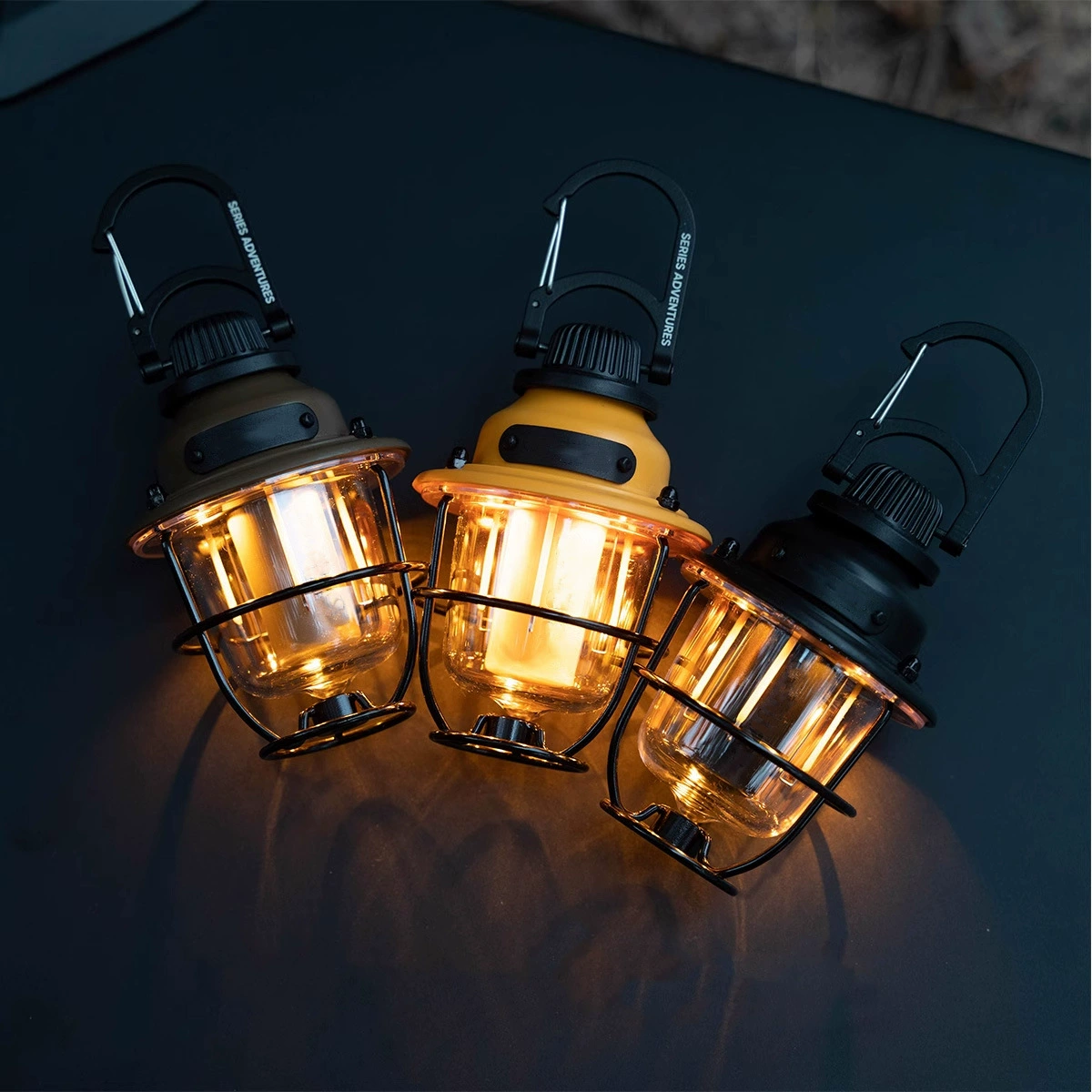 Цзян Фенфа на открытом воздухе Ретро-фонарь для кемпинга зарядка портативный кемпинг пикник портативный светильник