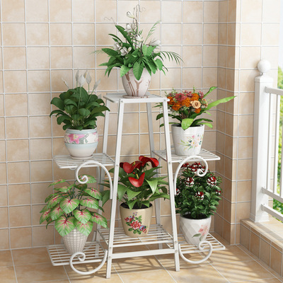 Showy multi-storey indoor Shelf balcony decorate a living room Floor type Succulent bonsai Shelf Scindapsus Botany