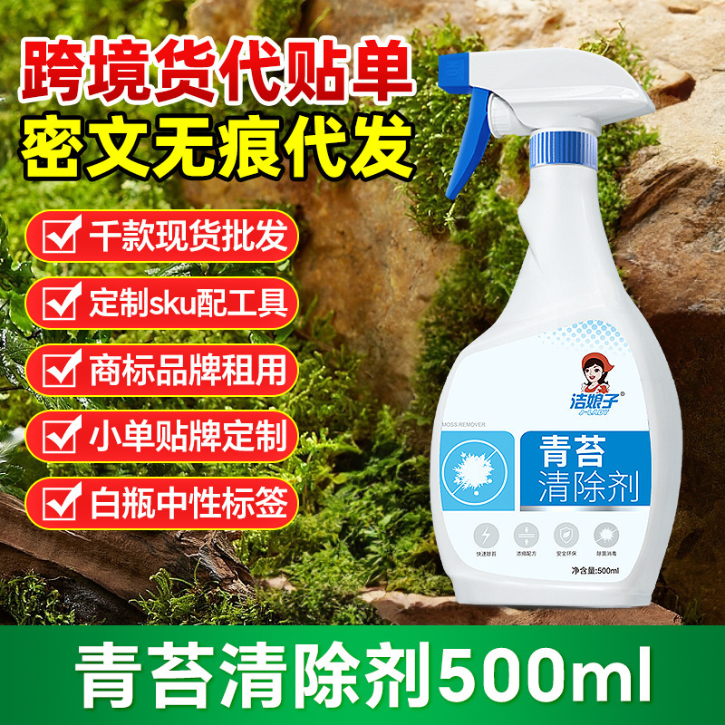 Moss Remover, Moss Cleaner, Bathroom Household Oxalic Acid Toilet Floor Wax Remover for Marble and Porcelain Materials
