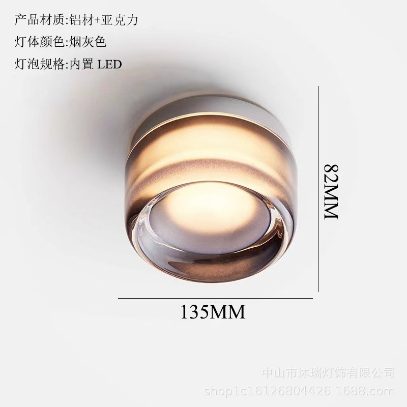 Aplique de pared minimalista nórdico para pasillo o entrada