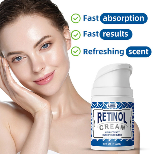 SUMAX Cross-border Export English Packaging Amazon Temu Retinol Cream 50ml Pressurized