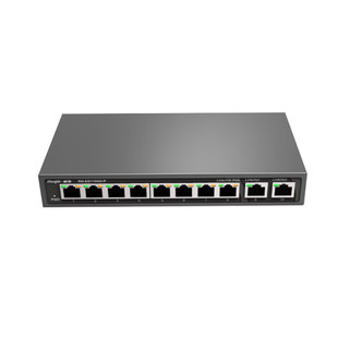 Ruijie 10-port Gigabit Poe Switch RG-ES110GD-P Non-network Management Iron Shell POE Power 110W