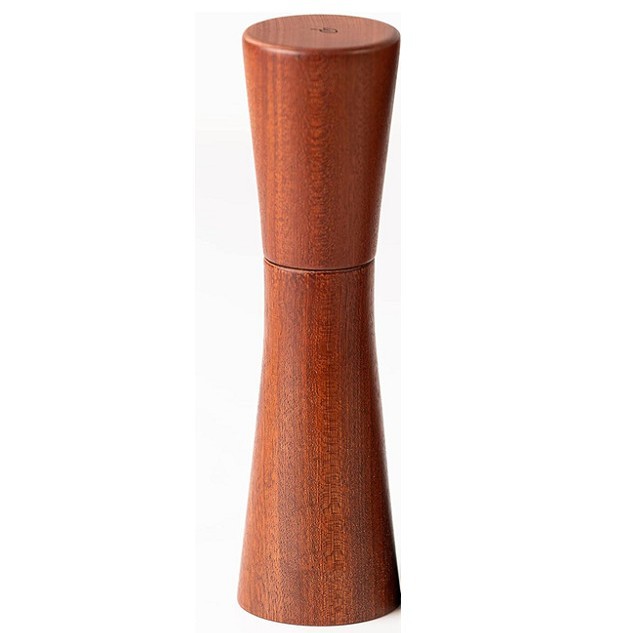 Molinillo de pimienta de madera molinillo de pimienta negro manual molino de pimienta de espesor ajustable