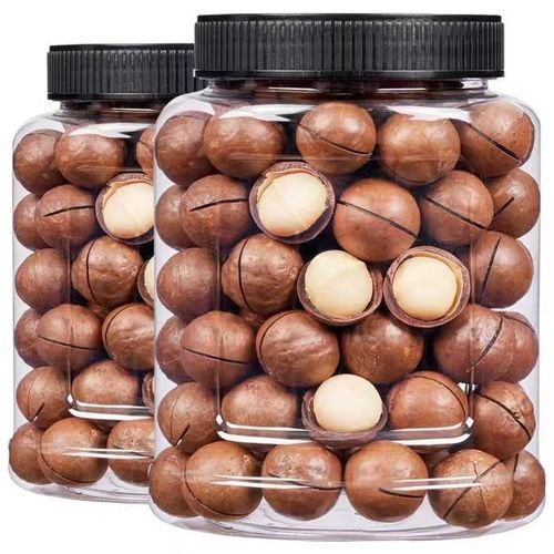 Macadamia nuts 500g1000g macadamia nuts canned snacks roasted seeds and nuts factory wholesale large fruit pieces with opener