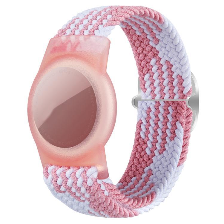 Aplicable a Apple AirTag Cover Nylon ajustable Bracelet Wear Protector Tracker